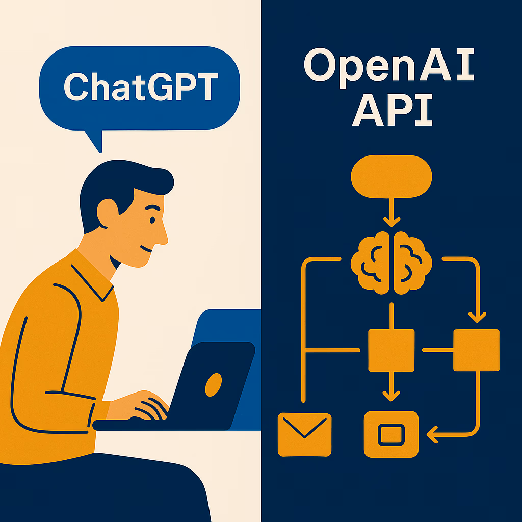 ChatGPT vs OpenAI API: What they are and why it's important to know the difference!